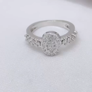 Cincin Silver Wanita Aksesoris Fashion Awet Tahan Lama Anti Karat Cocok Untuk Harian G4-C8 A