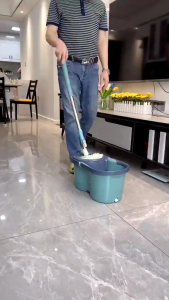 ถังปั่นไม้ม็อบ ไม้ถูพื้นปั่น ม็อบถูพื้นหมุนได้ 360 องศา ไม้ม๊อบถูพื้น ถังถูพื้น