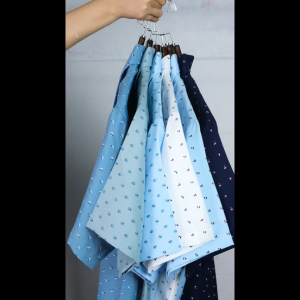 Áo sơ mi nam ngắn tay trung niên vải lụa co giãn mềm bề mặt mịn siêu form rộng classic ATK20