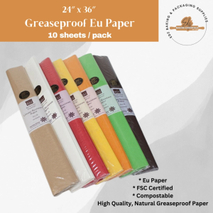 Greaseproof Eu Paper 24\" x 36\" 10 Sheets: A Comprehensive Guide