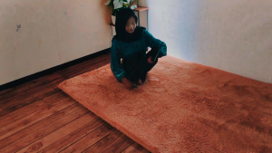 Karpet Bulu Rasfur Empuk 200x150x2.5cm Anti Slip | Karpet Aesthetic & Mewah LP