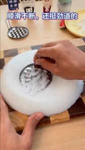 Cooler Scraper Stainless Steel Cold Skin Knife Scraper Grater Shredder Large Small Hole