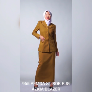 Seragam kerja kantor blazer wanita terbaru krah jas kekinian reguler fit polyester premium stretch