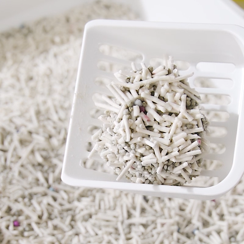 【New Launch Promo】Mix 6-in-1 Tofu Cat Litter DOMO+Natrual Cat Litter 2MM Ultral-thin Supper Odour Control Flushable Cat Litter 6L