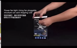 SBY Lampu Kipas Angin Plafon 2in1 Langit-langit Ruang Rumah Multifungsi Remote Control Lamp LED 30Watt 40Watt