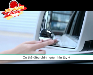 Bộ 2 gương cầu lồi gắn kính chiếu hậu xe hơi xe oto xóa điểm mù an toàn khi chạy xe