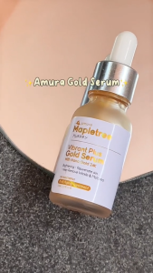 Amura Mapletree Gold Serum Atasi Melasma Flek Hitam Penuaan Dini & Mencerahkan Wajah 15Ml BPOM