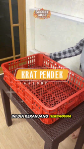 KRAT PENDEK - Keranjang Serbaguna / Keranjang Roti / Keranjang Plastik