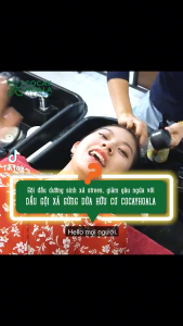 Dầu Gội Thảo Dược Gừng Dừa Cỏ Cây Hoa Lá Phiên Bản Mới 650gram