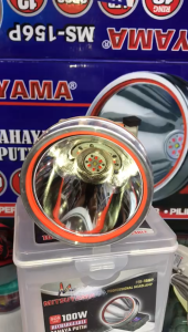 OBRALL!!!SENTER KEPALA JUMBO MITSUYAMA MS-156P 100WATT BETERAI LITHIUM/HEADLAMP  Senter Kepala JUMBO 100WAT Mitsuyama Murah