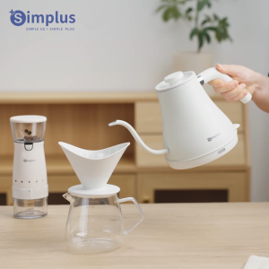 INSSA  Ấm pha cà phê  Ấm đun siêu tốc thép không gỉ 304   0.8L Vòi nước dài  Ấm đun siêu tốc cổ ngỗng  Phù hợp dùng cho cà phê phin   Tự tay pha cà phê và trà  DRSH009