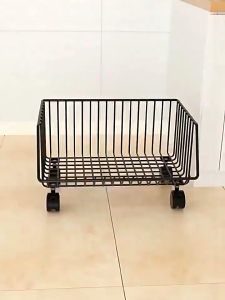 Stainless Steel Rak Troli Beroda Susun Serbaguna Untuk Buah Sayur Ruang Tamu dan Dapur