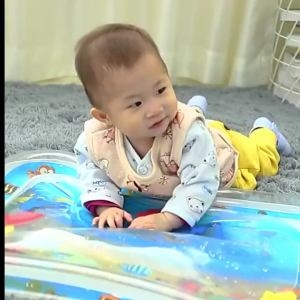 🔰 BEVAVAR Baby Water Play Mat Inflatable Training Crawl Mat Slapped Pad Playmat Cushion