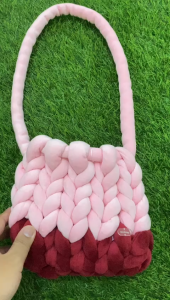 Tas Bahu Rajut Benang Yarn Premium Small Wanita ala Korean Style Lucu Gemoy
