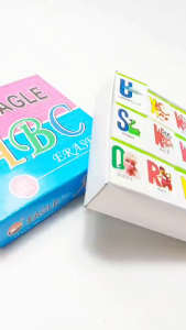 48 Pcs Bulk ABC Gum Rubber Eraser Pambura Cute Educational Erasers School Supply