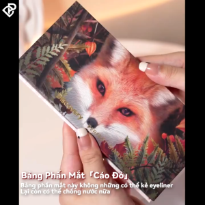 Bảng phấn mắt PERFECT DIARY 12 màu sắc tông lì và ánh nhũ lấp lánh kèm cọ trang điểm cao cấp 14g