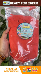Pasir ajaib mainan edukasi kinetik play sand 1 kg - magic sand belajar kreativitas - refill pasir kinetic