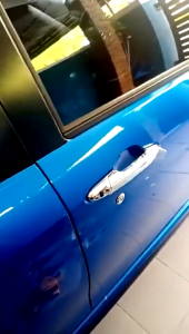 Perodua Bezza Axia Myvi Chrome Door Handle With Sensor Outer Exterior Stainless Steel OEM 1PCS