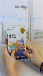 Kandila Baby Training Cup Straw & Direct 400ml - Botol Minum