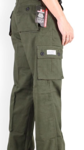 Celana Cargo Outdoor Panjang Pria Gombrong Lose Pants Reguler Fit Army Kargo PDL Gunung Bahan Twill