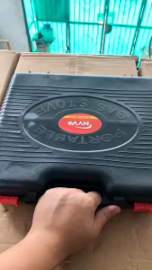 Kompor Gas Pendaki / Kompor Gas Portable SNI MYVO 2 IN 1 MKP-01 Tungku Camping Hiking - Hitam