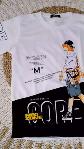 KIYOO- KAOS LENGAN PENDEK M-L-XL-XXL FASHION PRIA NEO ZONE CORE MOTIF TERBARU