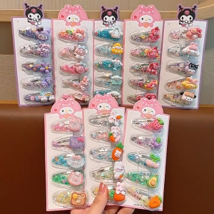 JEPIT RAMBUT ANAK GLITTER KARAKTER LUCU NEW IMPORT KOREAN CARTOON HAIRCLIP QUICKSAND CUTE SWEET GIRL