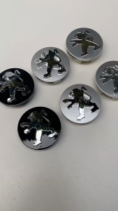 Logo cho dòng xe Peugeot Logo chụp mâm xe Peugeot đường kính 60mm.