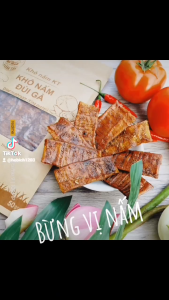 KHÔ NẤM KT - KHÔ NẤM ĐÙI GÀ THUẦN CHAY 1 KG ( VỊ KHÔ BÒ CHAY )