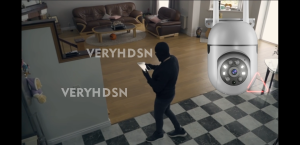 ซื้อ 1 แถม 3 กล้องวงจรปิด wifi 5ล้านพิกเซล กล้องไร้สาย IP camera outdoor CCTV UHD พิกเซลฟังก์ชัน โหมดพาโนรามา360องศา ภาพสีกลางคืน AI ตรวจจับคน และติดตามอัตโนมัต ดูผ่านมือถือAPP:V360 Pro