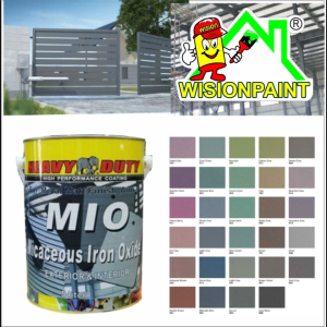 1l (1 liter) Mio 6300 Dark Grey (Heavy Duty) Micaceous Iron Oxide for Metal Matt Finish Anti-rust Paint