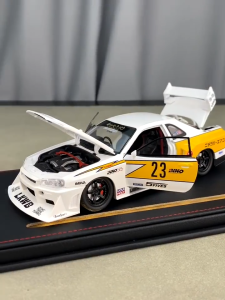 TWH DIECAST LB-R34 SUPER SILHOUETTE SKYLINE LBWK MOBIL SKALA 1:24 KOLEKSI SUPER PREMIUM HADIAH & KADO MAINAN KENDARAAN DIE-CAST