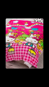 Selimut Bulu MURAH Super Lembut Motif karakter Anak-anak UK135x185 Murah Berkualitas