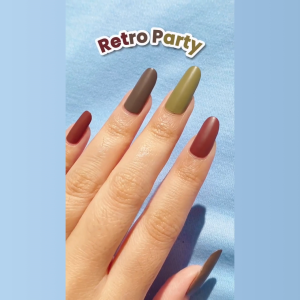 TONE Retro Party | Matte Nail Lacquer | Nude Matte Series | Bundle Matte