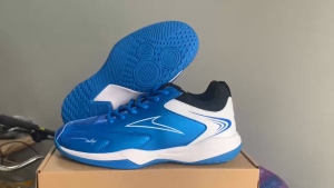 Giày Cầu Lông Chính Hãng Mira MATRIX XANH Đế 2 Lớp Eva Trợ Lực Êm Ái Và Cao Su Non Cấp Non Mark Full Box Bảo Hành Chính Hãng