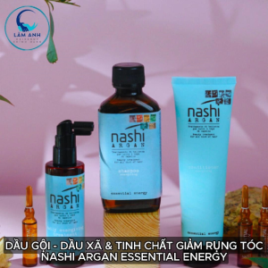 Dầu Gội & Dầu Xã Nashi Argan Essential Engergy Shampoo & Conditioner Mền Mượt Giảm Rụng Tóc  & Mền Mượt