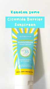 Azarine Cicamide Barrier Sunscreen Moisturiser SPF35 PA+++ || Azarine Sunscreen Barrier Moisturiser