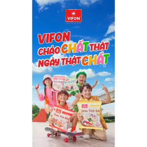 [VOUCHER 15%] Cháo Thịt Gà/ Thịt Bằm/ Cháo Sườn/ Nấm Đông Cô/ Bò/ Trứng muối VIFON 70gr/ gói