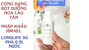 Thuốc Dưỡng Hoa Cắm Bình Lâu Tàn Nhập Khẩu Israel (Food for Cut Flowers) Hiệu Longlife 5gr pha 0.5L nước cắm hoa