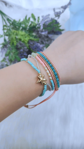 [Ready Stock SG] Beach of Paradise Stacked Bracelets | Handmade Stacked Bracelets | Colorful Boho Trendy Bracelets