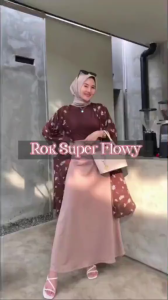 Rok Jersey Payung Jumbo Tebal Premium