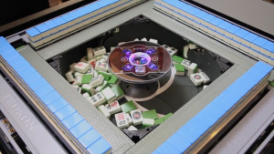 Mahjong Table Elevator/Roller Coaster Foldable Automatic Mahjong Table Ultra Slim