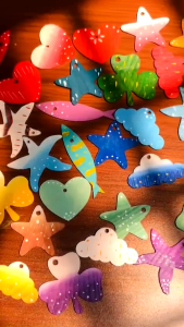 Họa tiết handmade gỗ 5K đã vẽ hoàn thiện trang trí nhà cửa dán tường treo trang trí siêu xinh