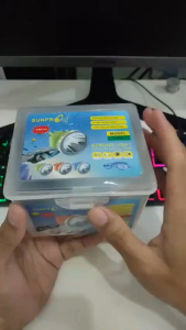 Senter Kepala Selam Sunpro S-8961 260w 4000mah | Headlamp Diving Cahaya Putih Dan Kuning Super Terang Outdoor Headlight Tahan Hingga 24 Jam Bonus Kacamata Renang | Vas