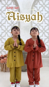 KZL35 KAZEL BAJU MUSLIM TUNIK AISYAH
