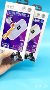 🔥ของแท้💯LUOBR(มี มอก.2879-2560)พาวเวอร์แบงค์ mini powerbank 5V หัวชาร์จType C+สาย ios