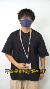 LEEU FASHION Lanyard Adjustable for Mobile Smart Phone with 160cm Braided Rope Phone Strap with Patch Clip