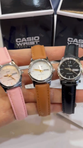 [CASIO LTP-V006L] CASIO WOMEN DAY AND DATE LEATHER STRAP QUARTZ WATCH LTP-V006L