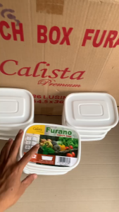 Calista Furano Sealware 550 ML Toples Set isi 6pcs/ Perlengkapan Dapur/ Food Container/Tempat Penyimpanan Makanan Set
