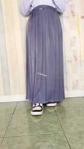 ROK PANJANG SMP SMA SMK FULL REMPEL ATAS MODEL MAKSI ROK SEKOLAH BIRU PUTIH ABU HITAM COKELAT MERAH